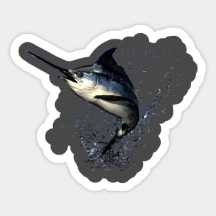 blue marlin Sticker